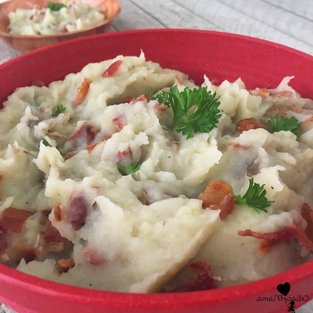 dairy free mashed potatoes with bacon