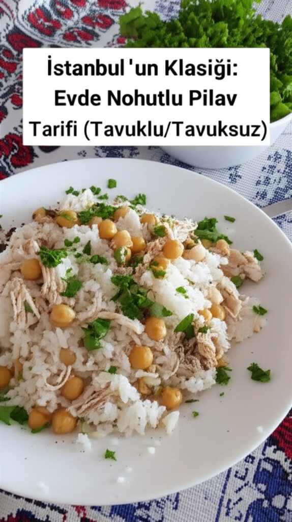 İstanbul’un Klasiği: Evde Nohutlu Pilav Tarifi (Tavuklu/Tavuksuz)