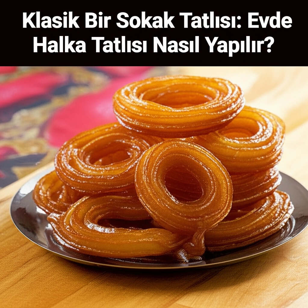 Klasik Bir Sokak Tatlısı: Evde Halka Tatlısı Nasıl Yapılır?