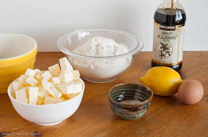 Lemon Tart Pastry Dough Ingredients
