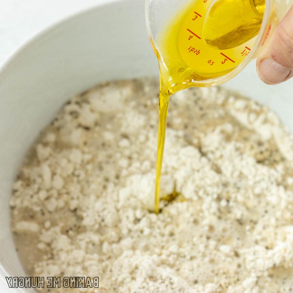 oil being added