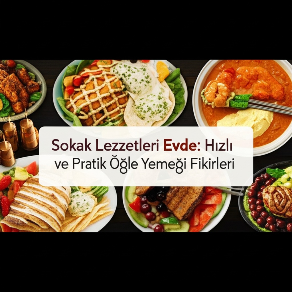Sokak Lezzetleri Evde: Hızlı ve Pratik Öğle Yemeği Fikirleri