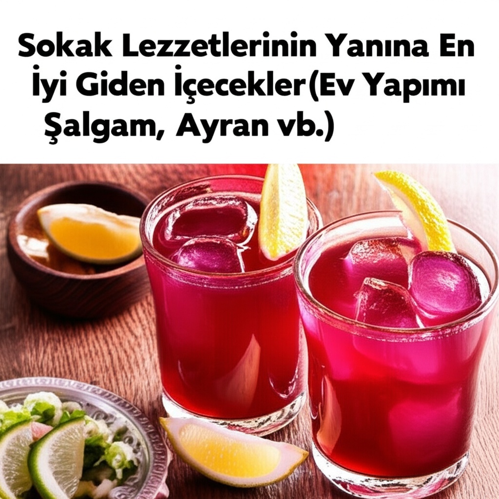 Sokak Lezzetlerinin Yanına En İyi Giden İçecekler (Ev Yapımı Şalgam, Ayran vb.)