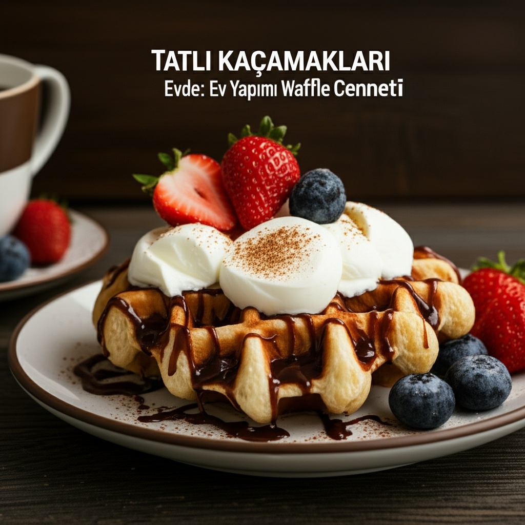 Tatlı Kaçamakları Evde: Ev Yapımı Waffle Cenneti