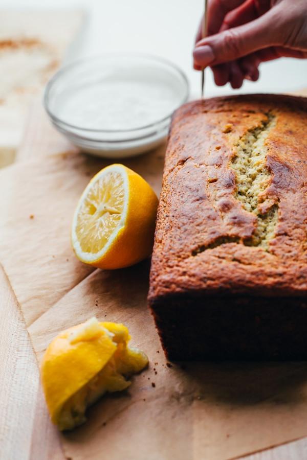 Whole Grain Olive Oil Lemon Poppy Seed Loaf 