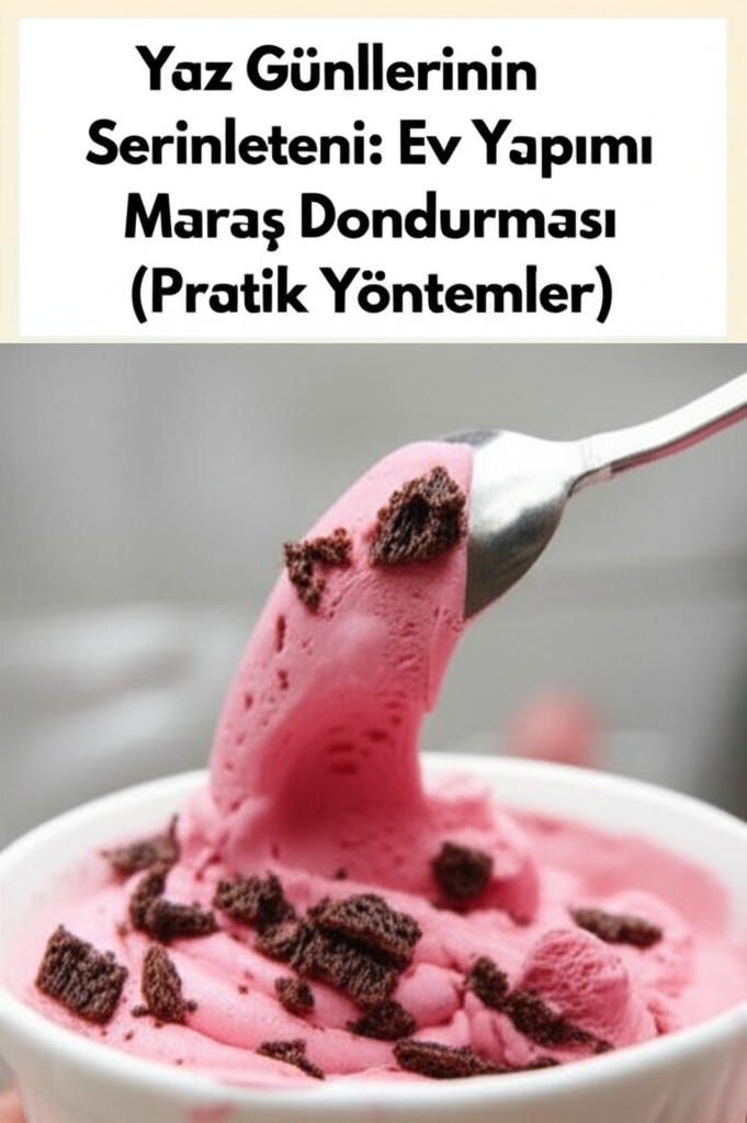 Yaz Günlerinin Serinleteni: Ev Yapımı Maraş Dondurması (Pratik Yöntemler)